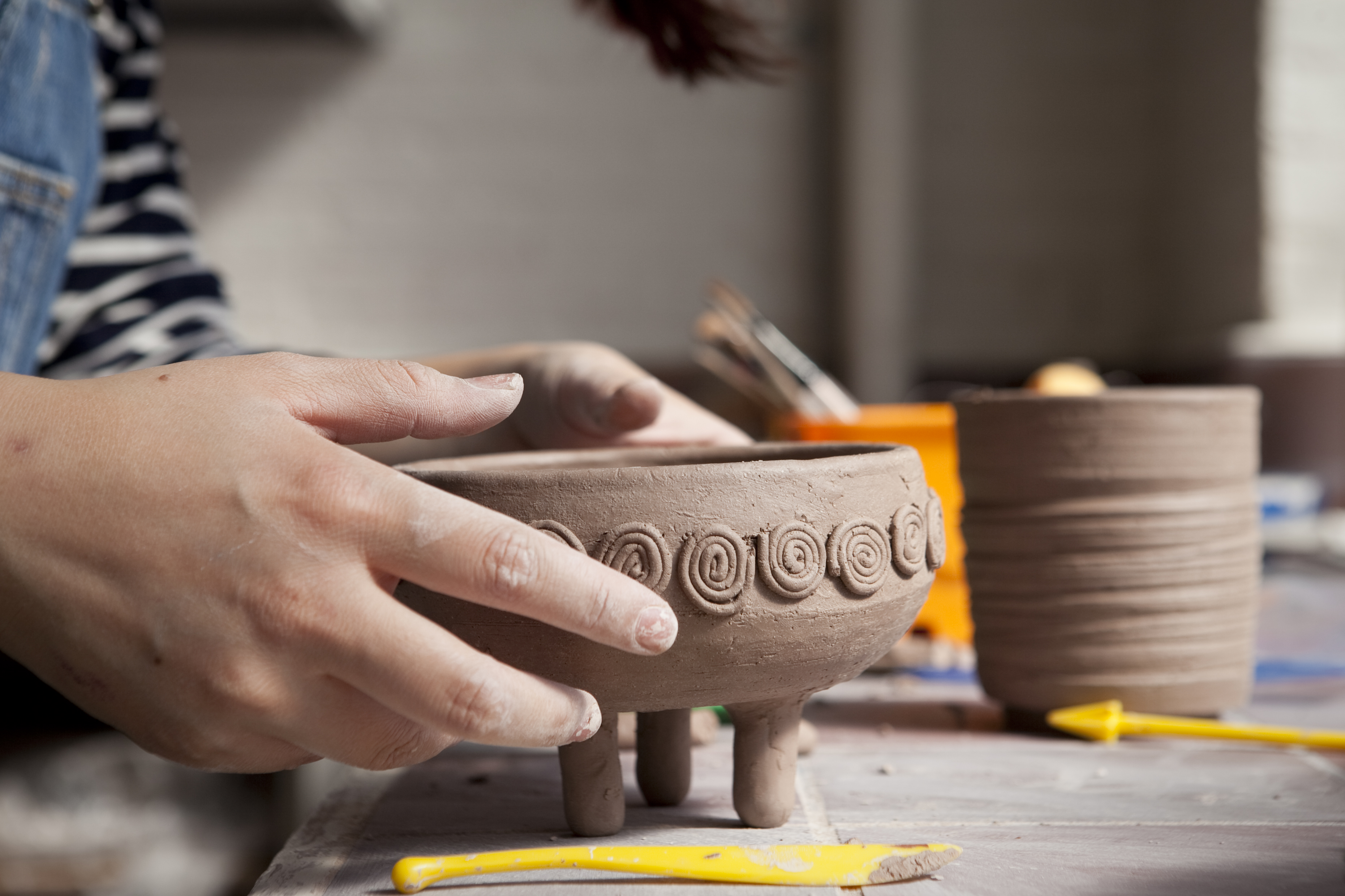 Creating Lids for the Pinch Lidded Pot: Part 2- Ceramics II Raku Project 