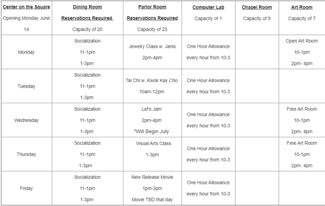 Senior Center Calendars - Greenwich House