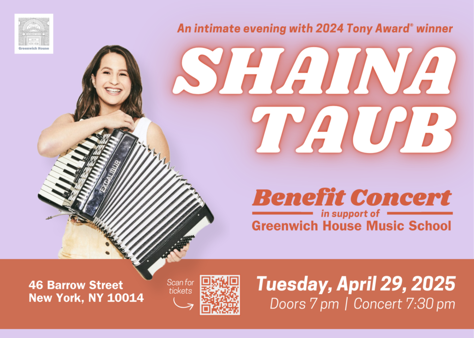 2025 Fundraiser & Benefit Concert: An intimate evening with Shaina Taub