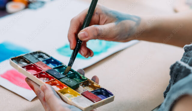 Healing Through Watercolor Group Therapy